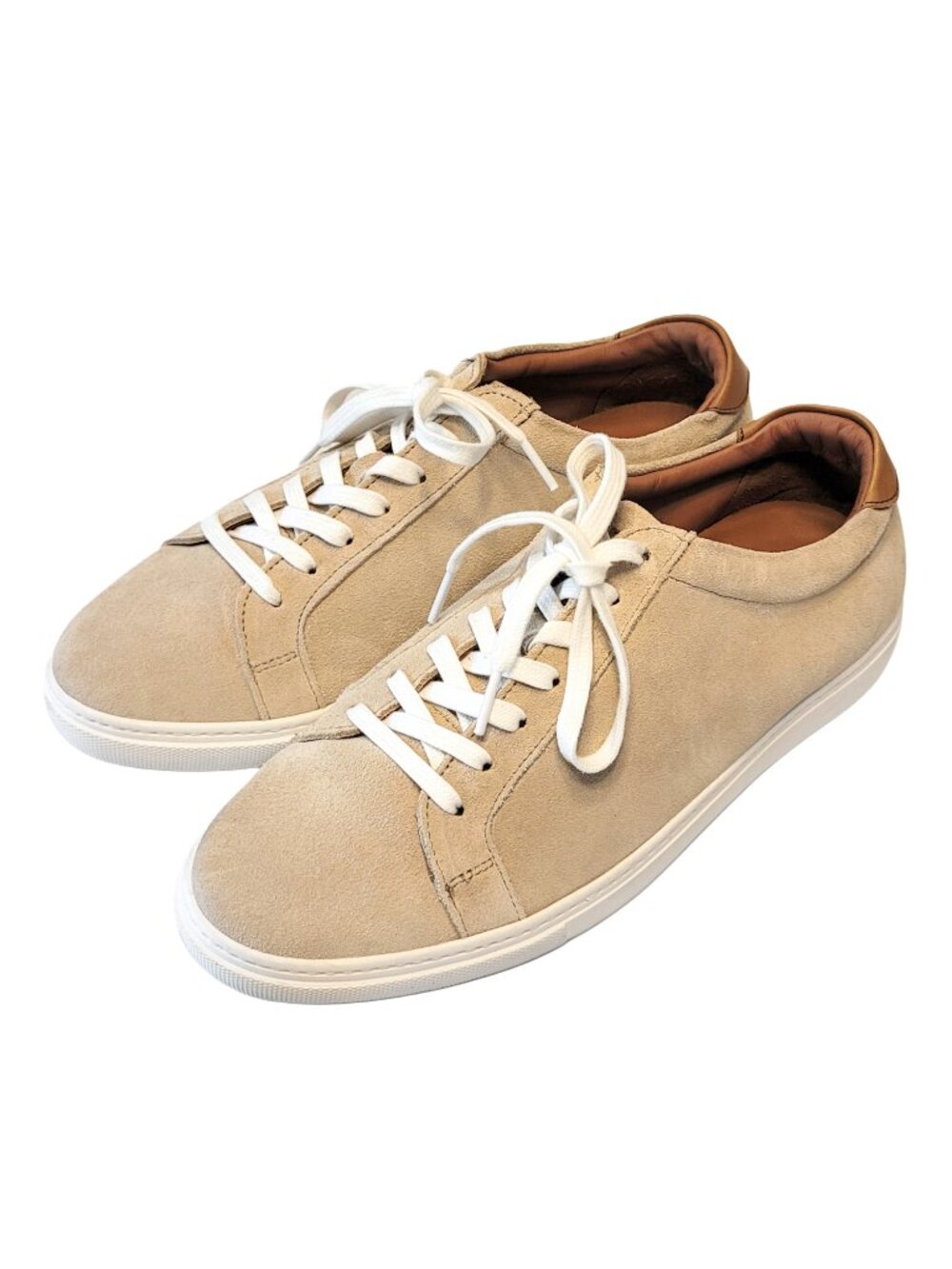 Allen Edmonds Courtside Suede Lace Up Sneaker